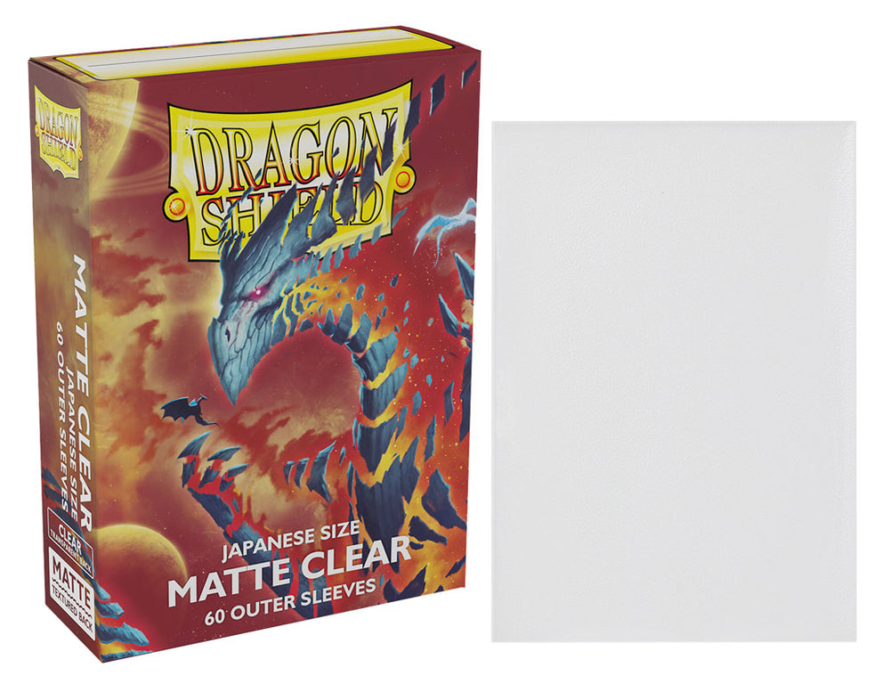 Dragon Shield Japanese Size - Outer Sleeves Matte Clear 60pc