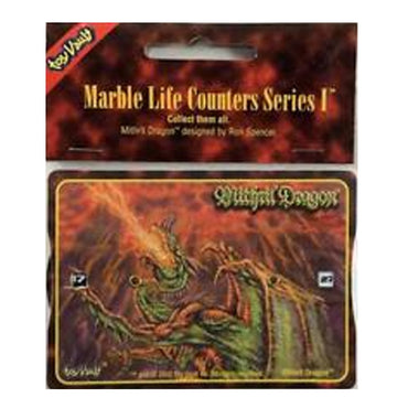 Toy Vault - Marble Life Counter Mithril Dragon