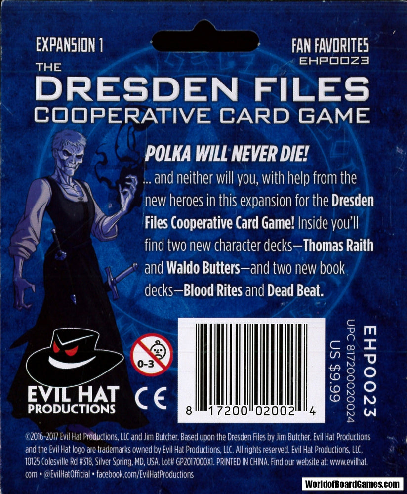 Dresden Files: Fan Favorites Expansion