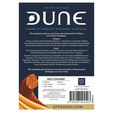 Dune: Ixians & Tleilaxu House Expansion