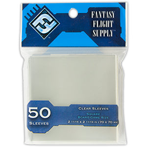 Sleeves Square Board Game 70x70mm (50pcs)