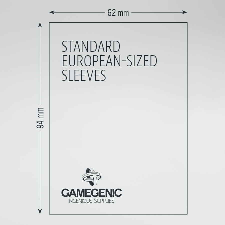 Standard European Board Games Sleeves 62 x 94 mm (Purple)
