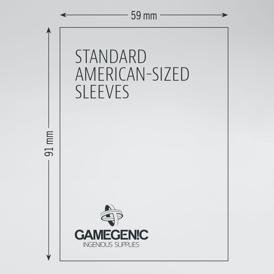 Standard American Board Games Sleeves 59 x 91 mm (Green)