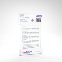 Standard European Matte Board Games Sleeves 62x94mm (Purple)