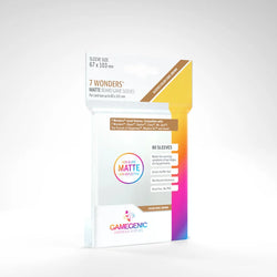 7 Wonders Matte Board Games Sleeves 67 x 103 mm (Brown)