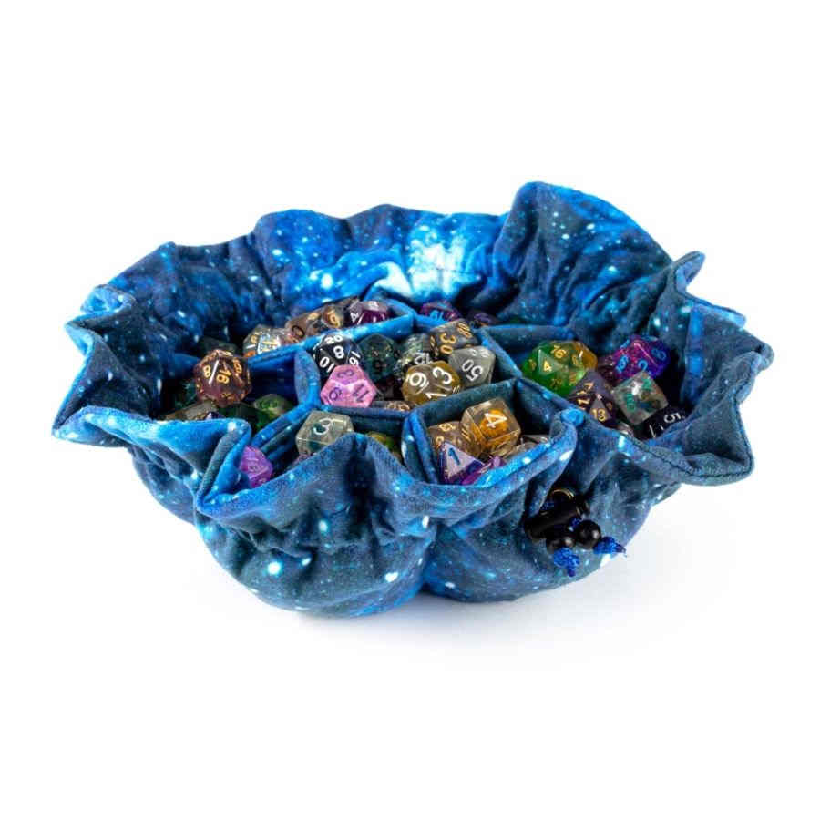 MDG - Velvet Dice Bag with Pockets: Galaxy