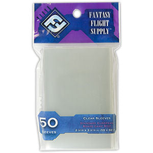 Sleeves FFG Clear 59x92 mm Purple (50pcs)