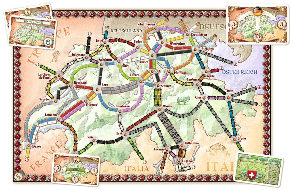 Ticket to Ride Map Collection: Volume 2 – India & Switzerland