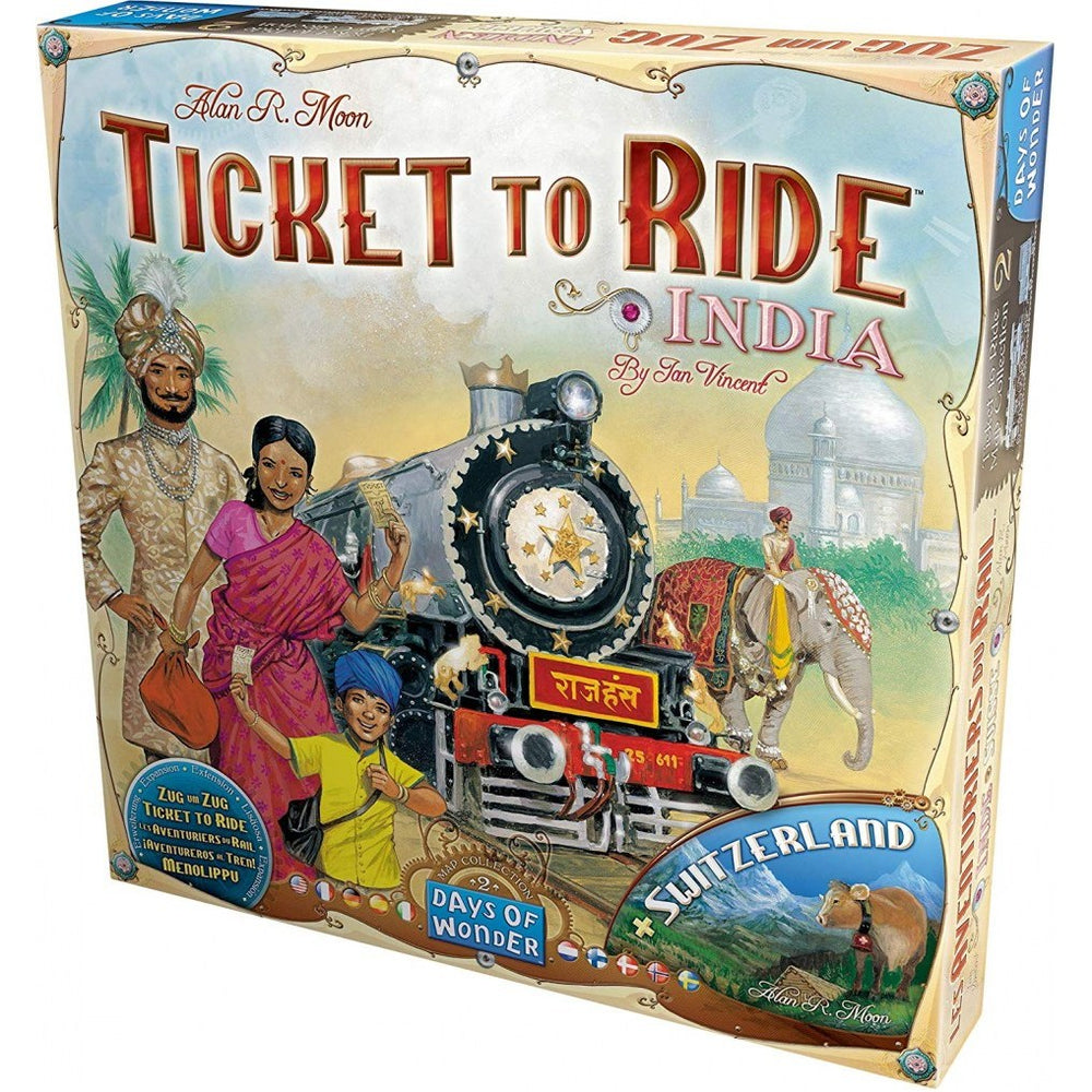 Ticket to Ride Map Collection: Volume 2 – India & Switzerland
