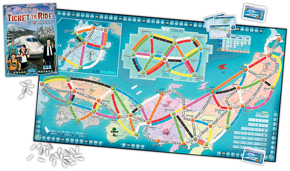Ticket to Ride Map Collection: Volume 7 – Japan & Italy