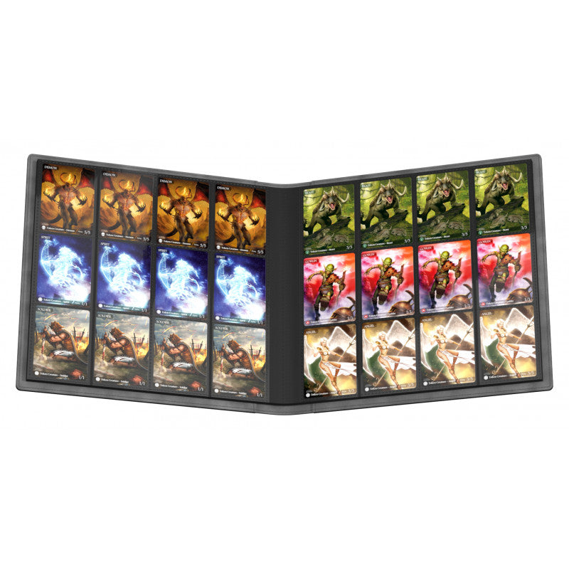 Ultimate Guard 24-Pocket Portfolio Xenoskin Quadrow 480 Black