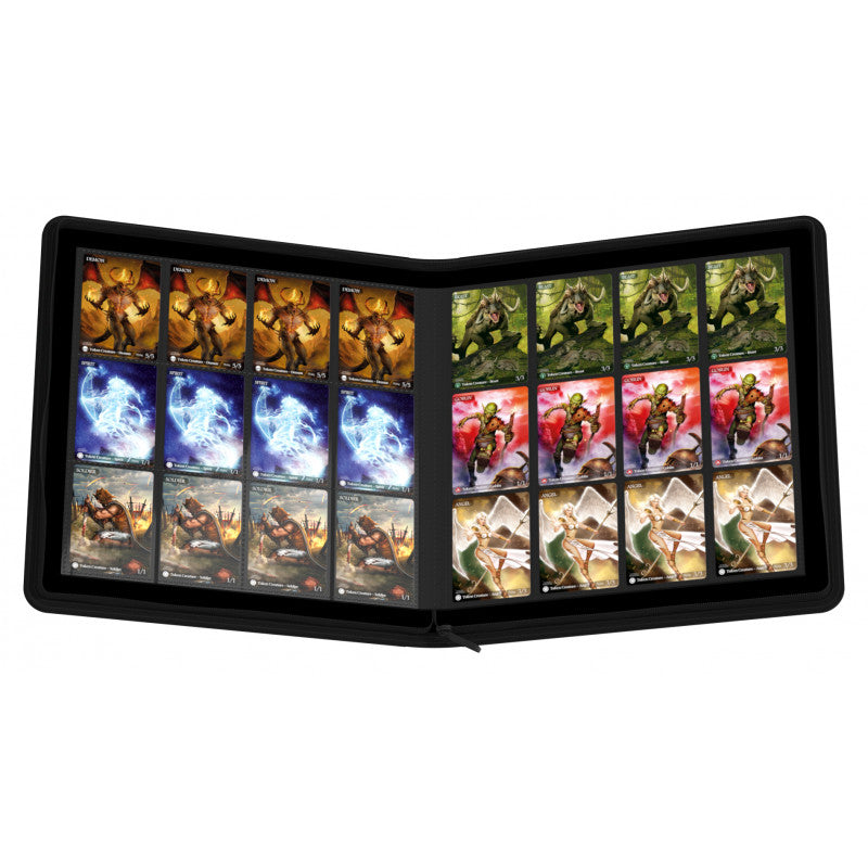 Ultimate Guard 24-Pocket Zipfolio Xenoskin 480 Black
