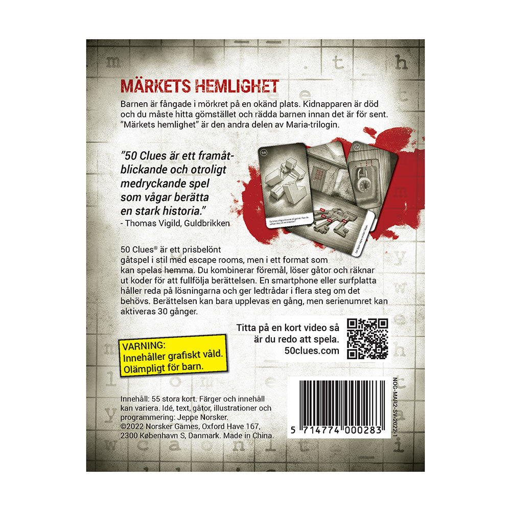 50 Clues - Maria-trilogin Del 2 - Märkets hemlighet (SE)