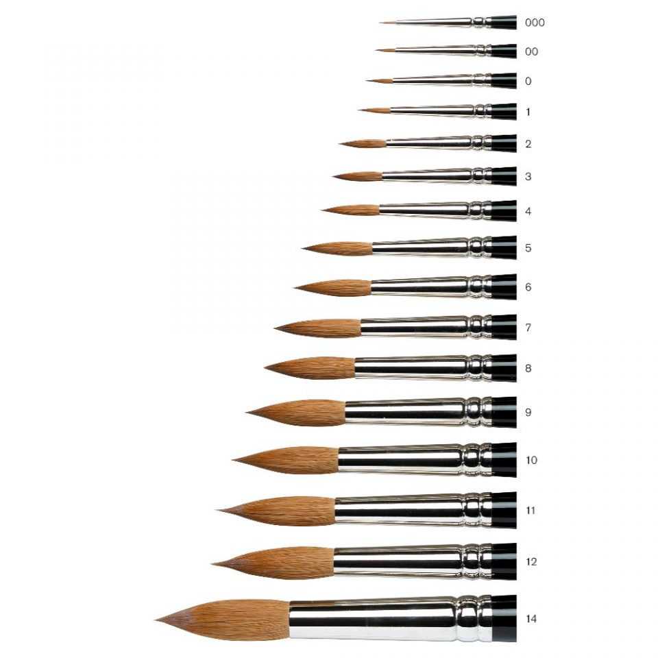 Winsor & Newton: Series 7 Kolinsky Sable Brush Size 1