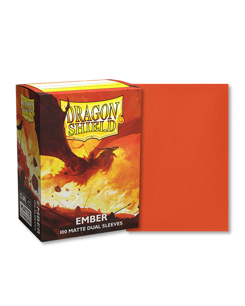 Dragon Shield Standard Size - Dual Matte Ember 100pc