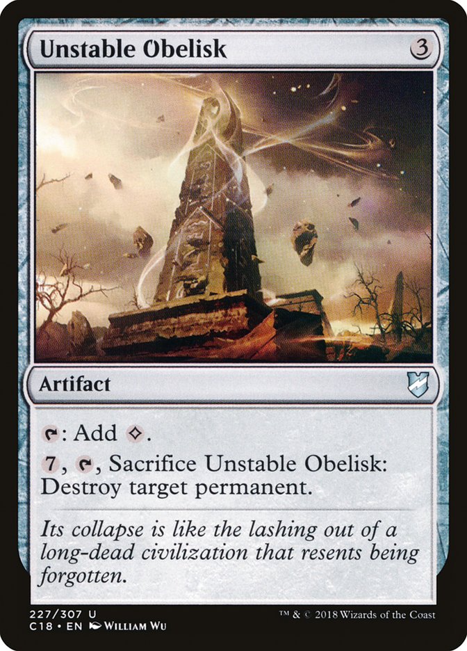 Unstable Obelisk [Commander 2018]