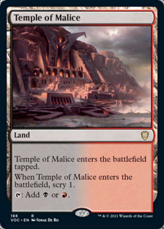 Temple of Malice [Innistrad: Crimson Vow Commander]