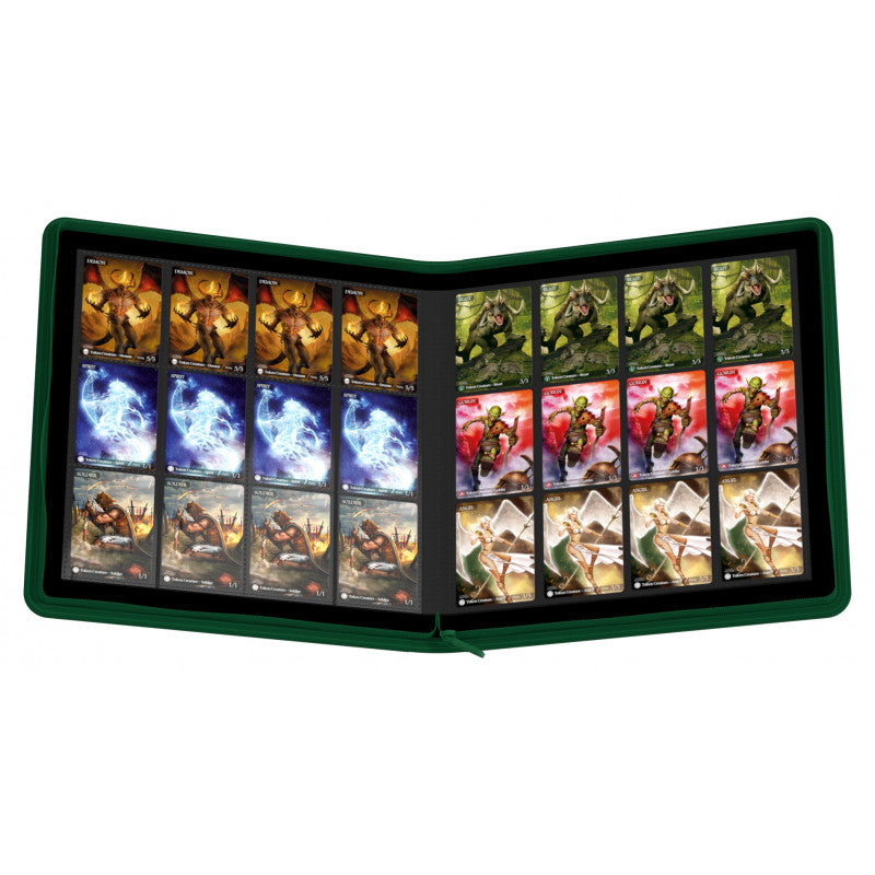 Ultimate Guard 24-Pocket Zipfolio Xenoskin 480 Green