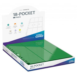 Ultimate Guard 18-Pocket Side-Loading Pages (50) Green