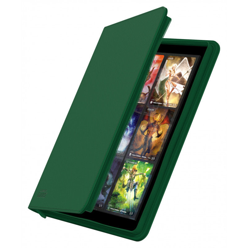 Ultimate Guard 18-Pocket Zipfolio Xenoskin 360 Green