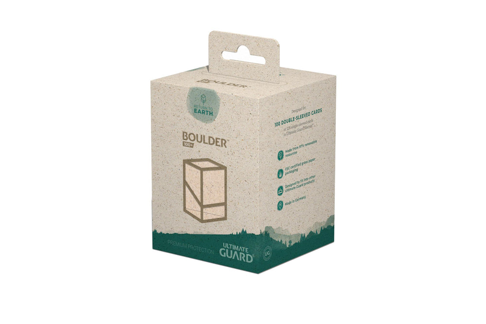 Ultimate Guard Return To Earth Boulder 100+ Deck Case Natural