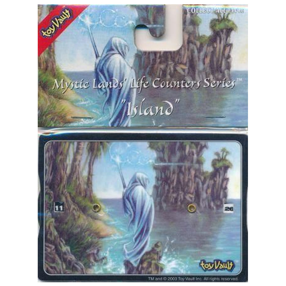 Toy Vault Mystic Land Life Counter - Island