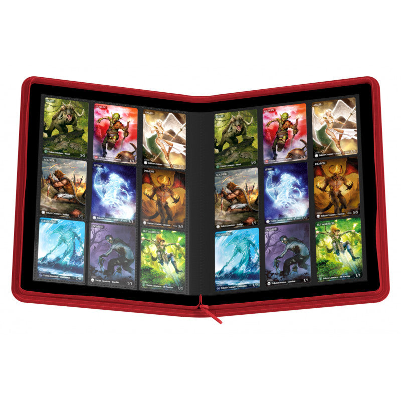 Ultimate Guard 18-Pocket Zipfolio Xenoskin 360 Red