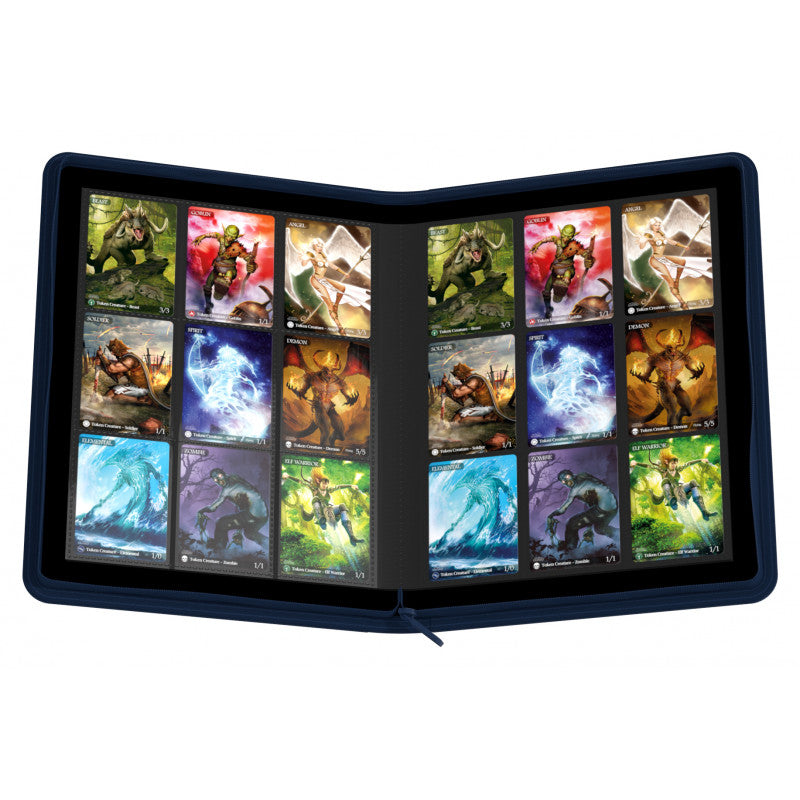 Ultimate Guard 18-Pocket Zipfolio Xenoskin 360 Blue