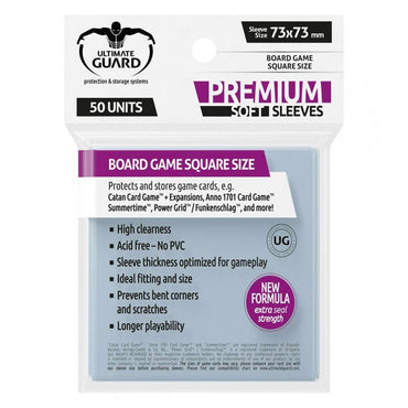 Ultimate Guard Supreme Sleeves for Board Game Cards Square 73x73 (50pcs)