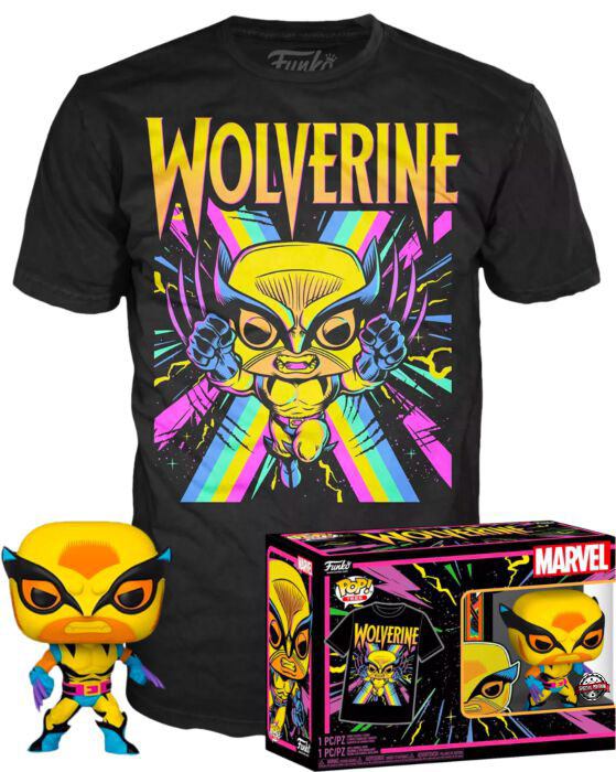 Marvel X-Men: Wolverine - POP! & Tee Box (Blacklight)