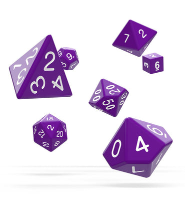 Oakie Doakie Dice RPG-Set Solid Purple