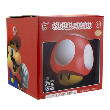 Super Mario: 3D Light with Sound Mushroom 12 cm