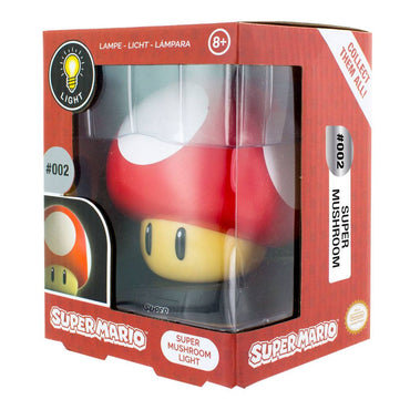 Super Mario: 3D Light Mushroom 10 cm