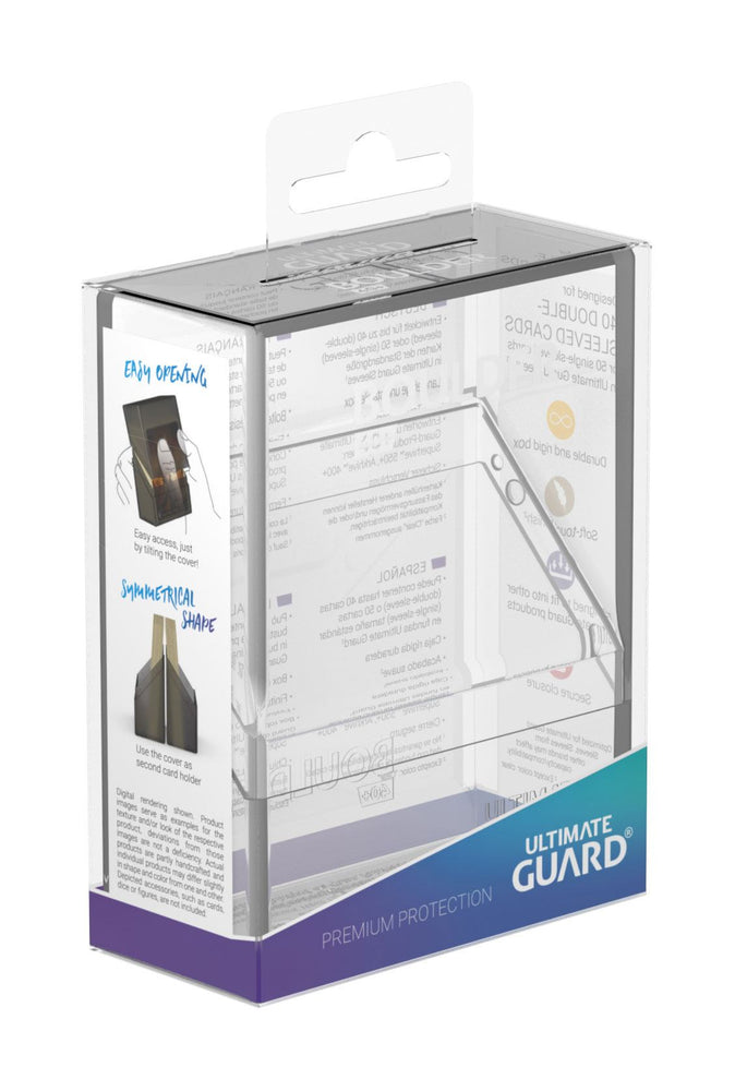 Ultimate Guard Boulder 40+ Deck Case Clear